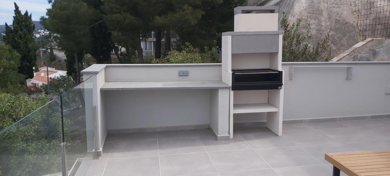 Apartamento con terraza y vistas al mar Rosas Exterior foto